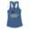 Manasula Michael Jackson Thangachi Nu Nenappu Women's Racerback Tank in Solid Royal Color
